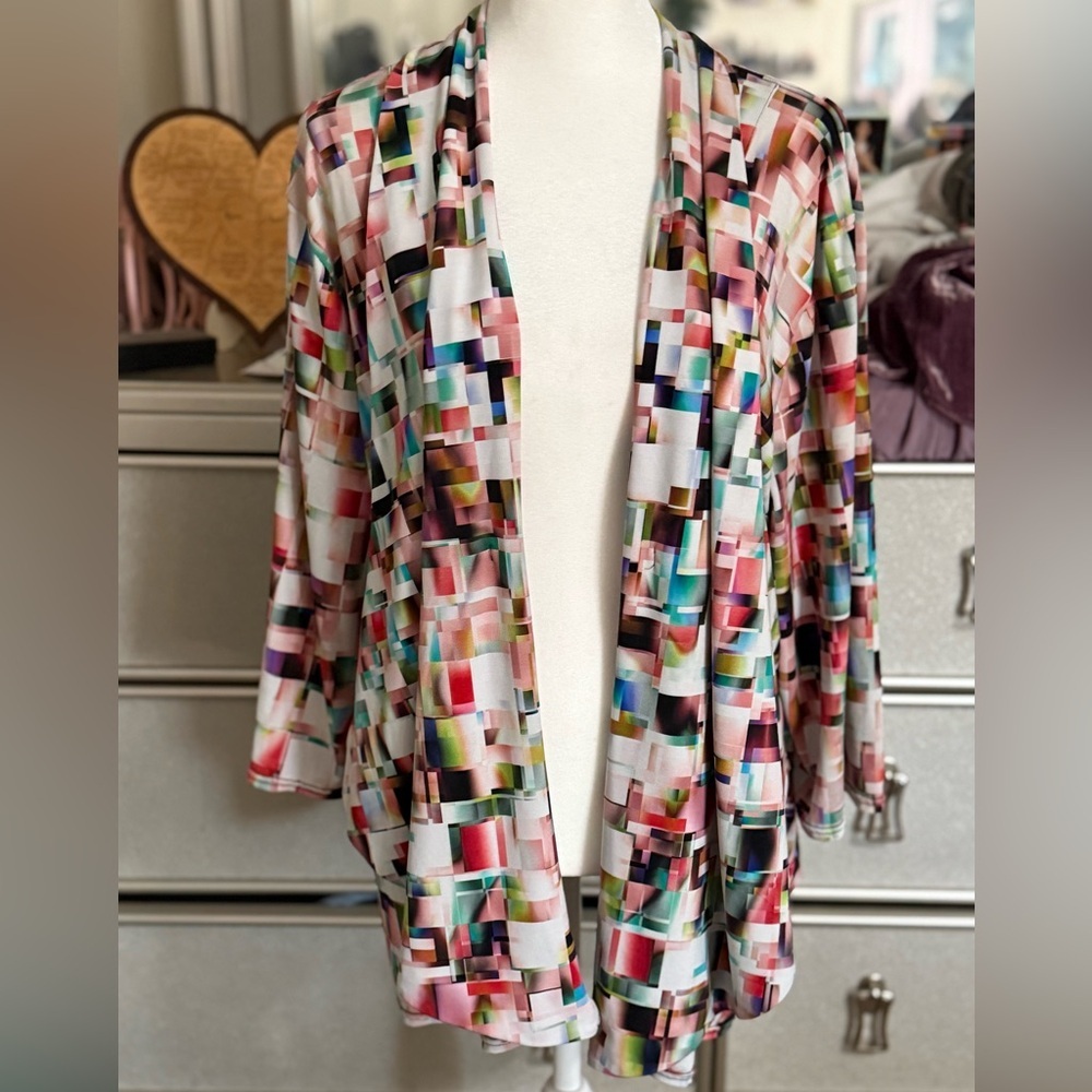 Peck & Peck women colorful cardigan - Picture 1 of 4